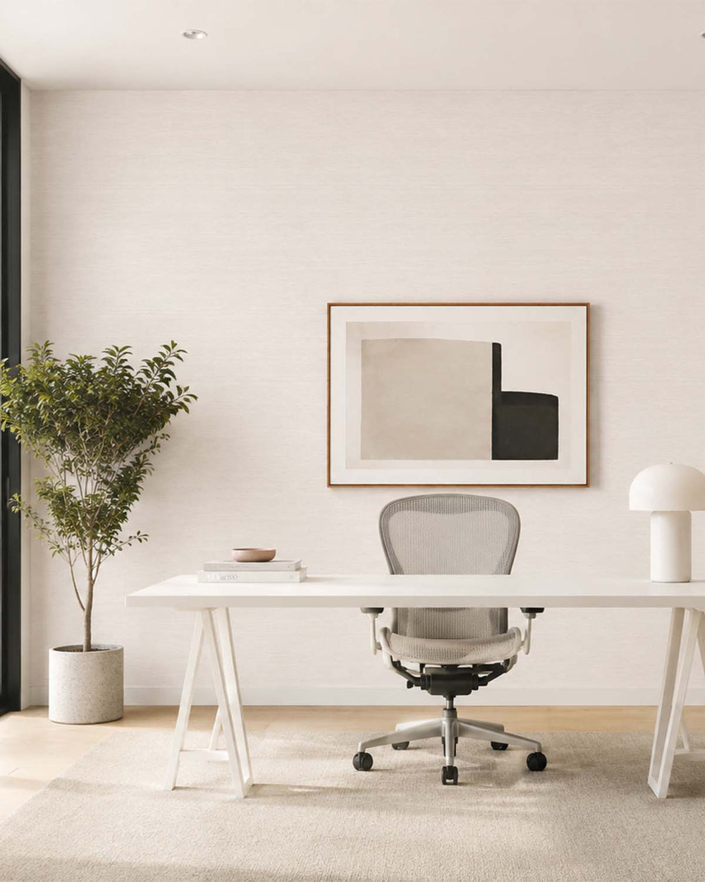 Faded Grey Faux Silk Weave Commercial Wallpaper C7909