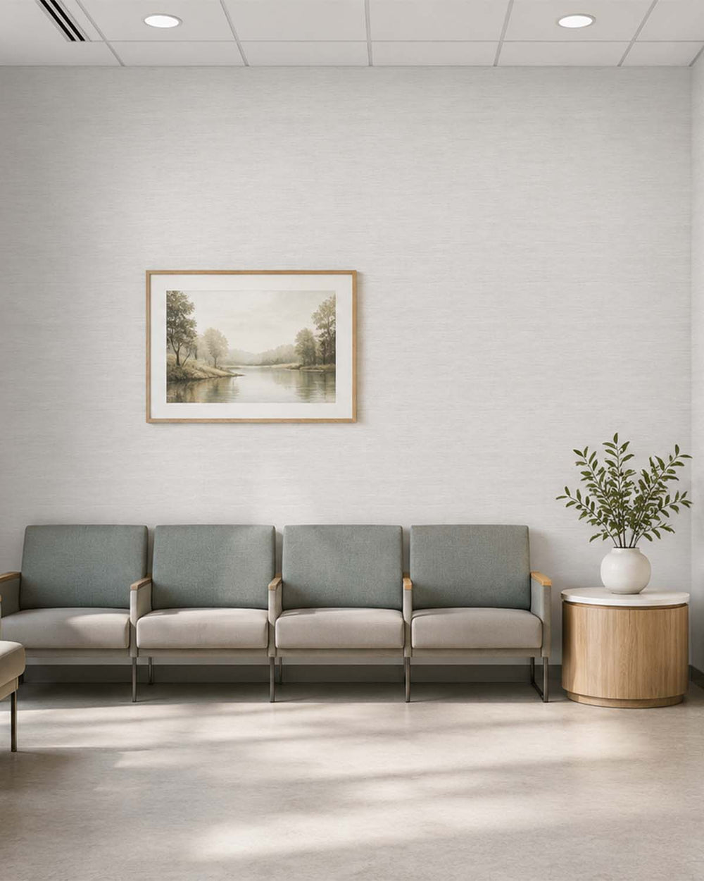 Aria Grey Faux Silk Weave Commercial Wallpaper C7910