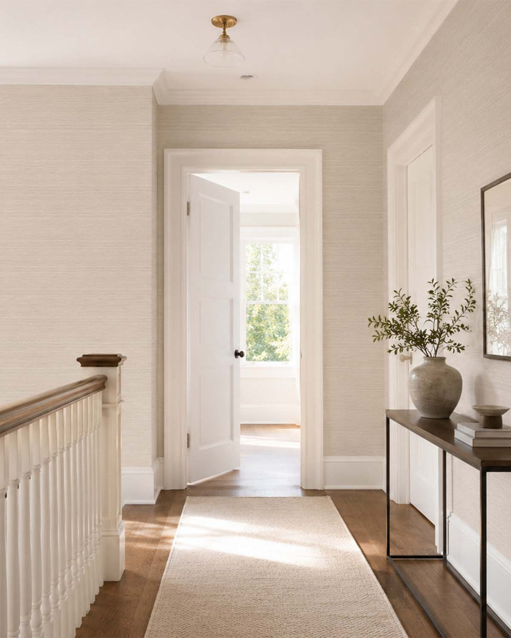 Pearl Oyster Faux Silk Weave Commercial Wallpaper C7912