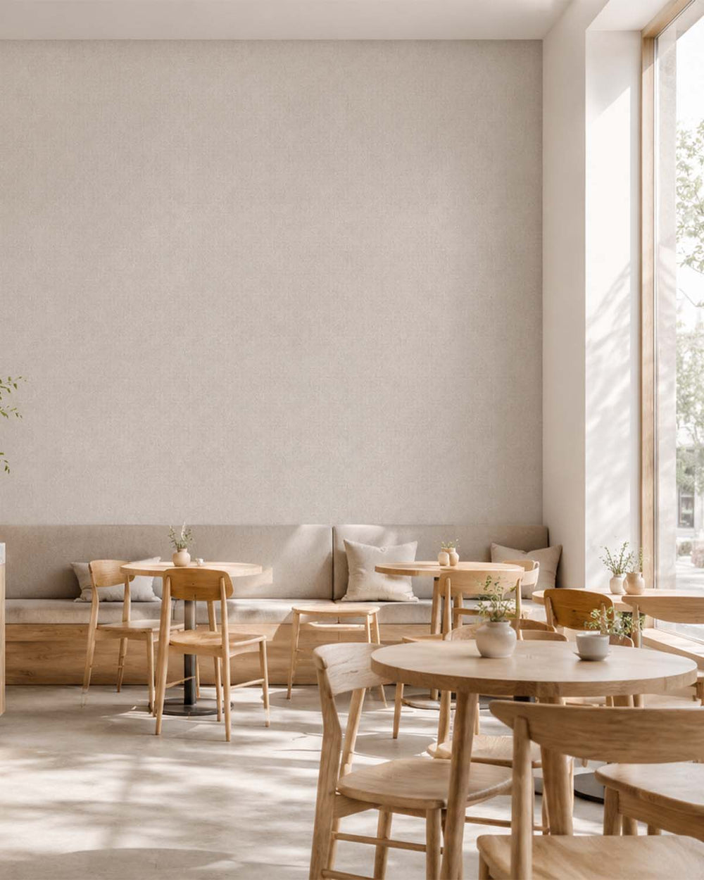 Pumice Stone Heathered Tweed Matte Commercial Wallpaper C7929