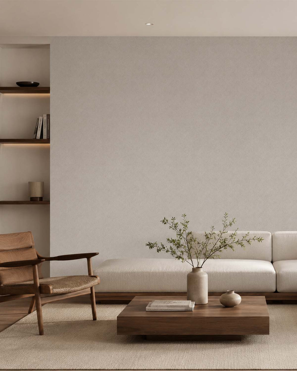 Silver Cloud Heathered Tweed Matte Commercial Wallpaper C7930