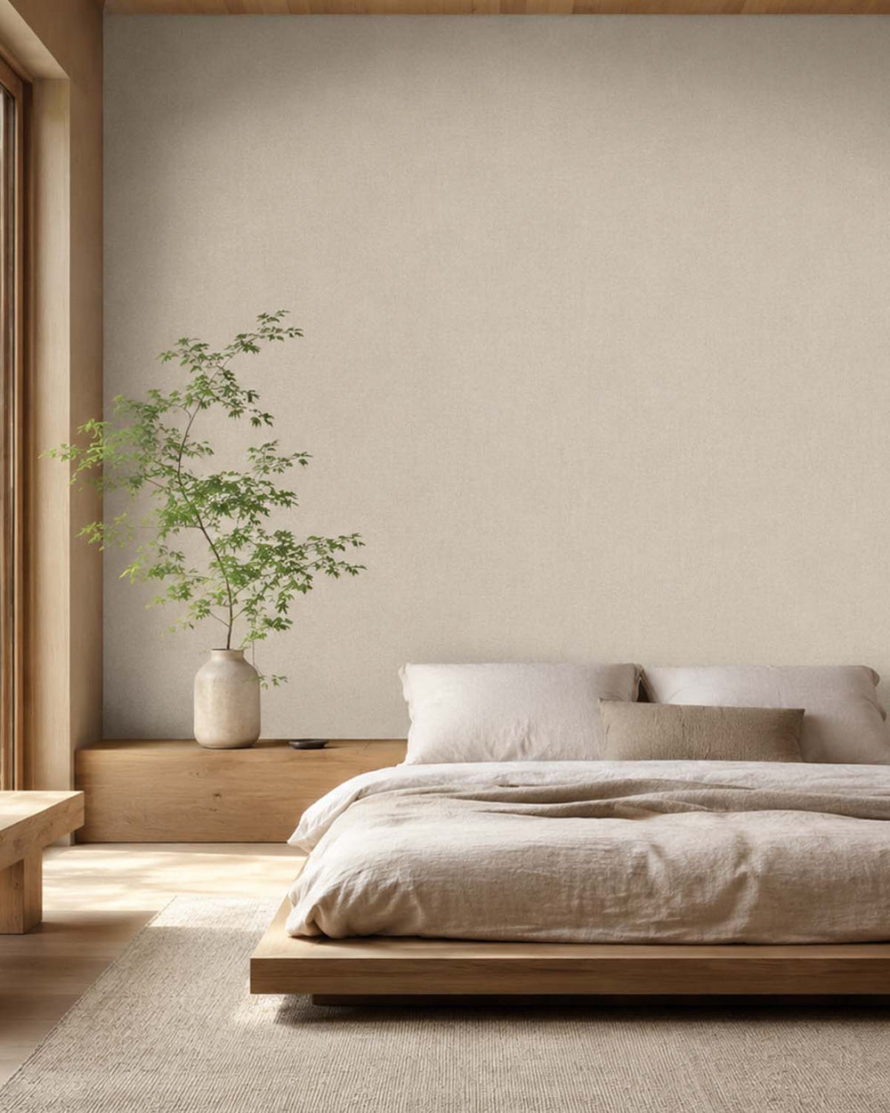 Crushed Silk Heathered Tweed Matte Commercial Wallpaper C7931