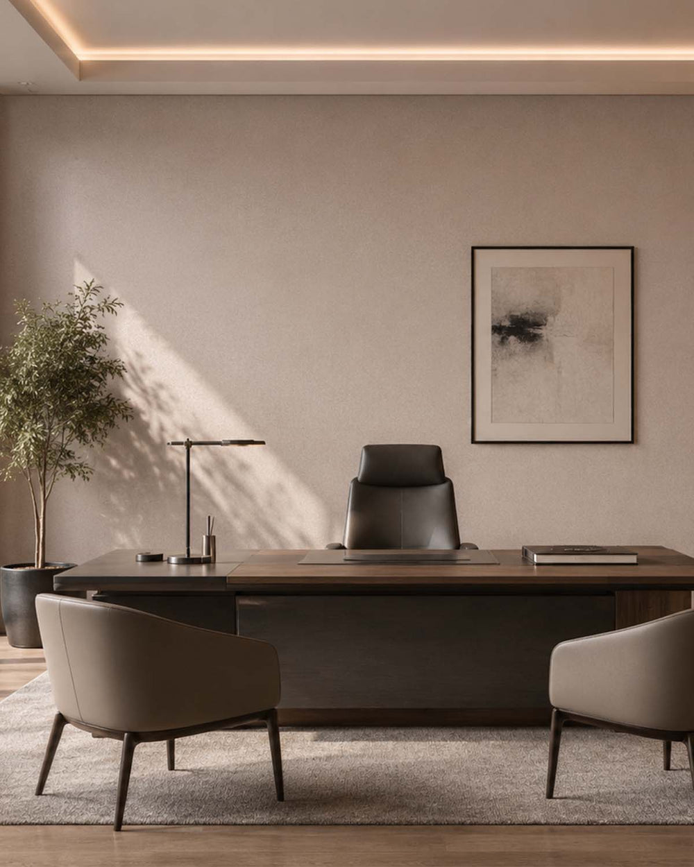Dusky Taupe Heathered Tweed Matte Commercial Wallpaper C7932