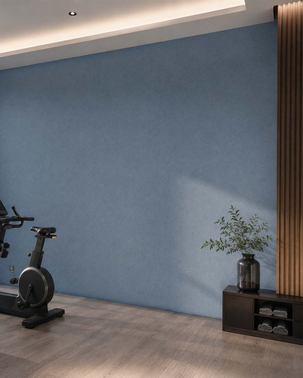 Blue Oar Heathered Tweed Matte Commercial Wallpaper C7937