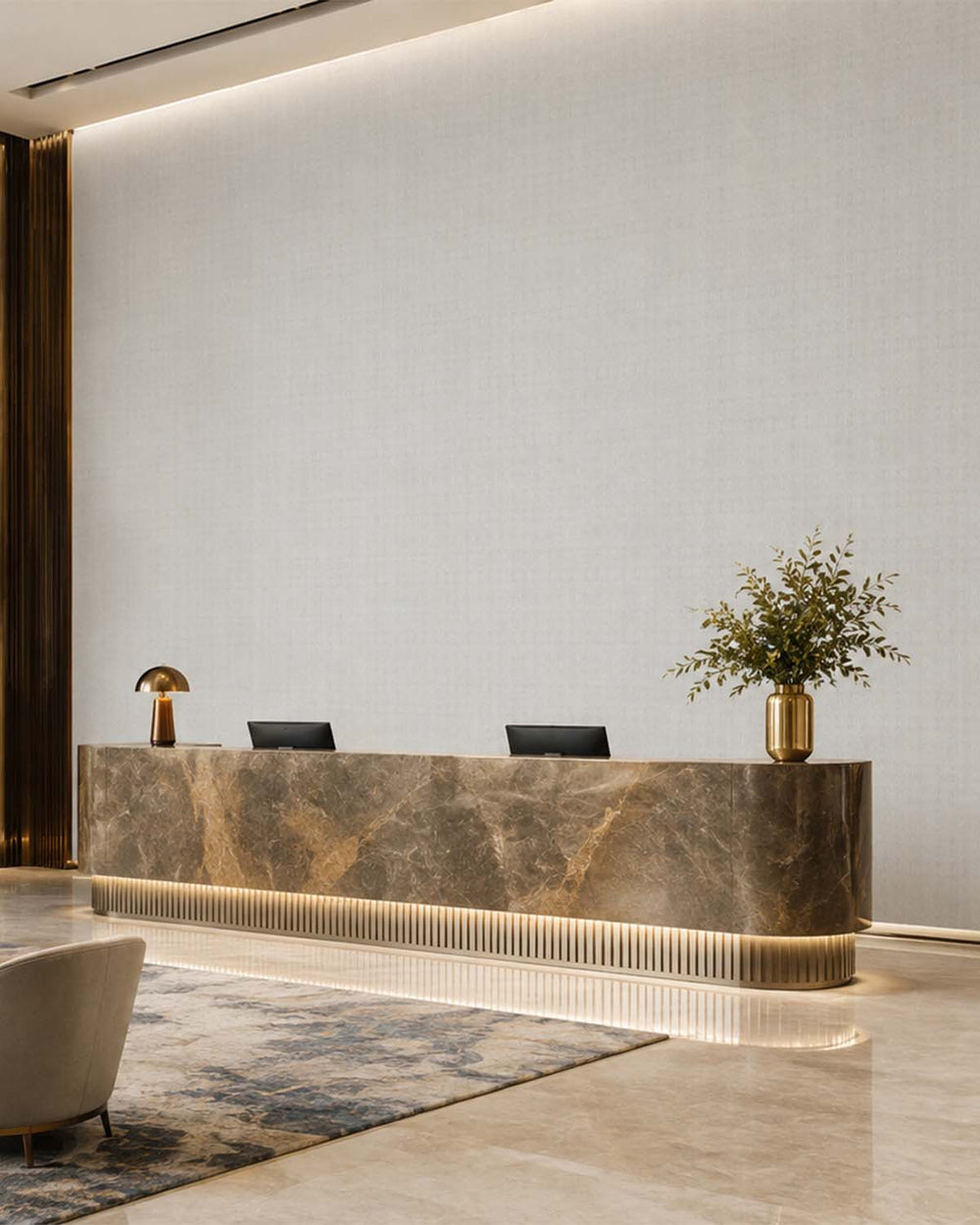 Athens Grey Modern Vertical Weave Commercial Wallpaper C7941