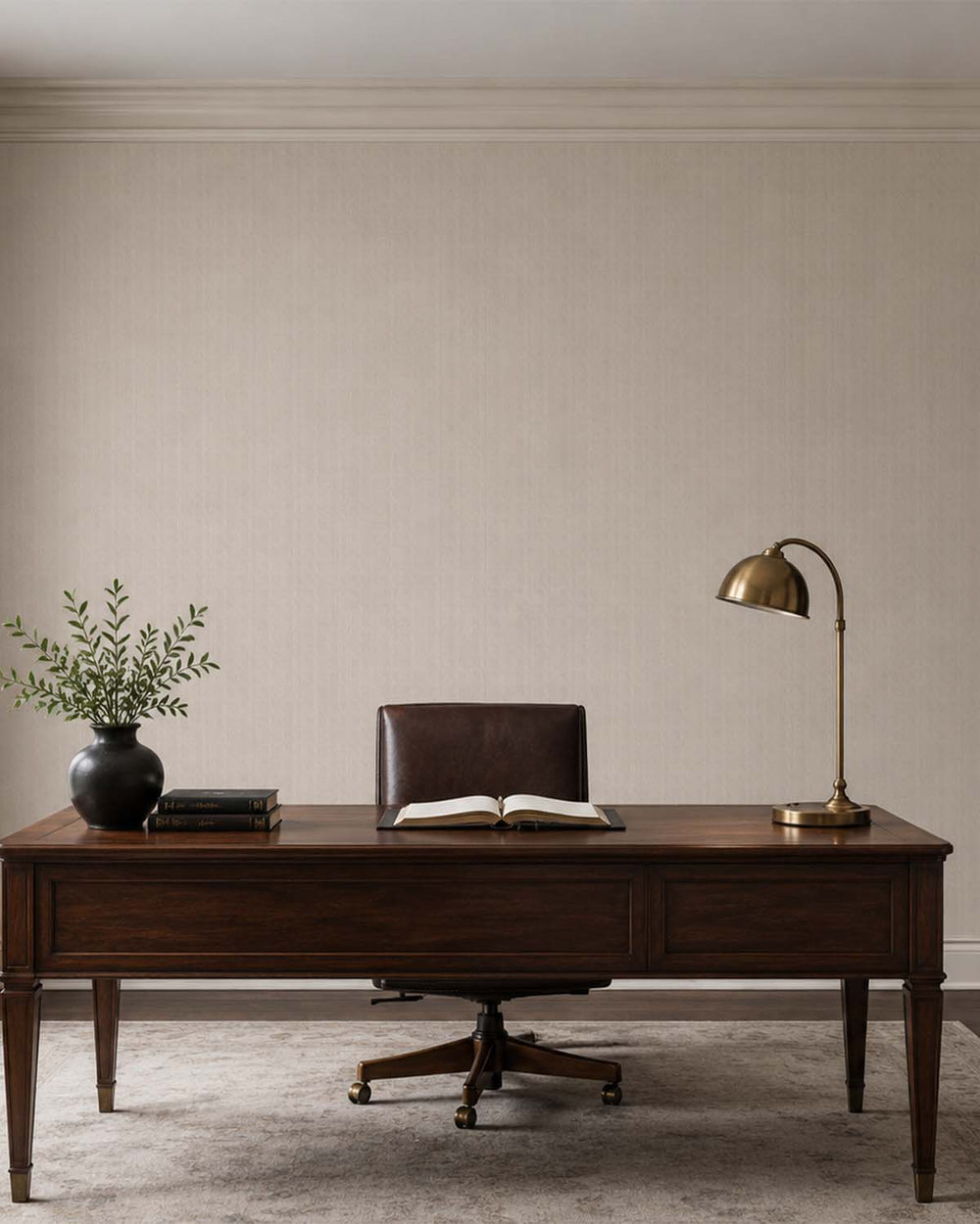 Pumice Stone Modern Vertical Weave Commercial Wallpaper C7943