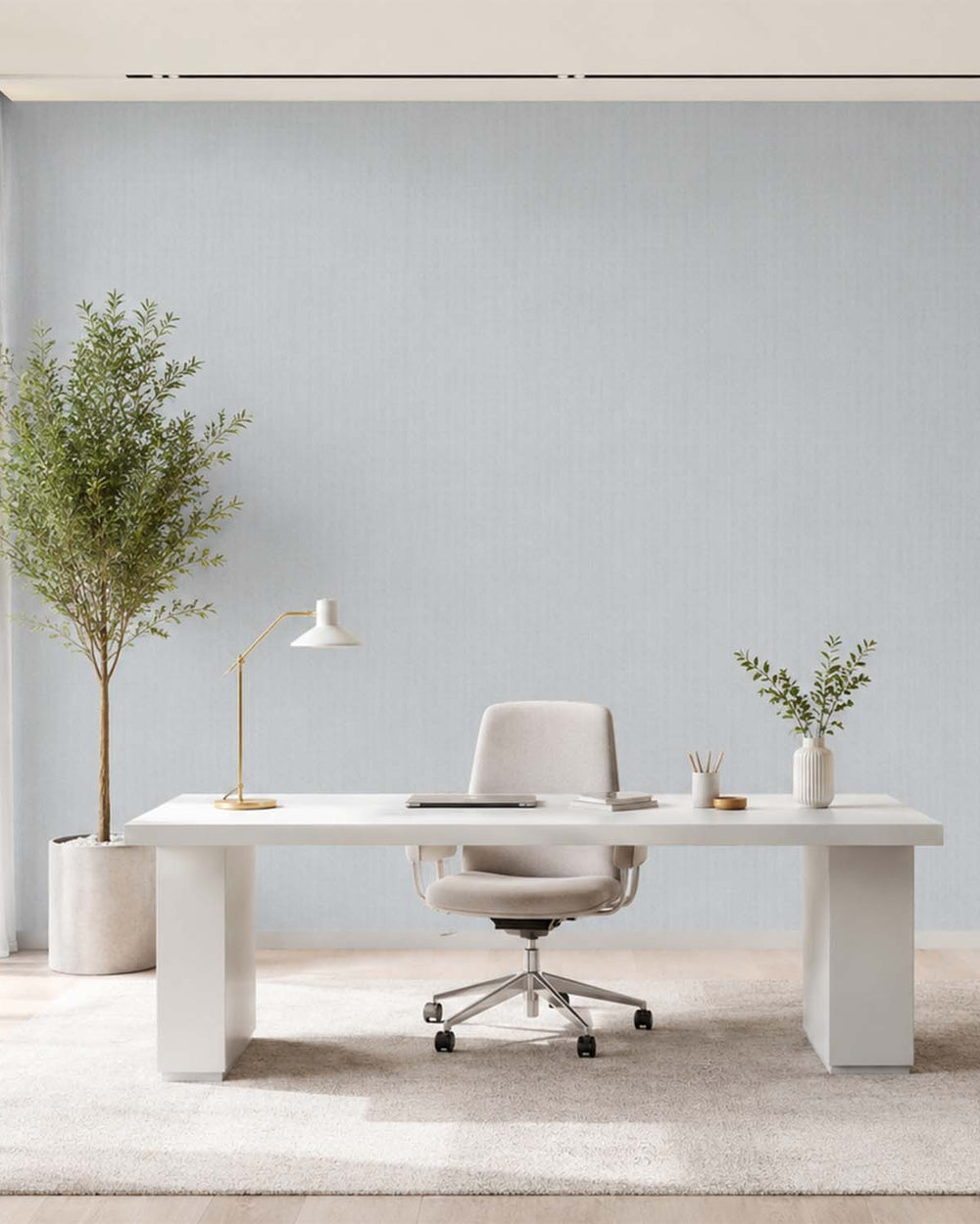 Porpoise Fin Modern Vertical Weave Commercial Wallpaper C7944