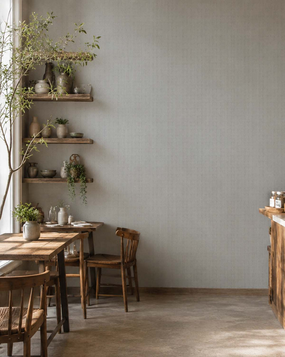 Silver Chalice Modern Vertical Weave Commercial Wallpaper C7947