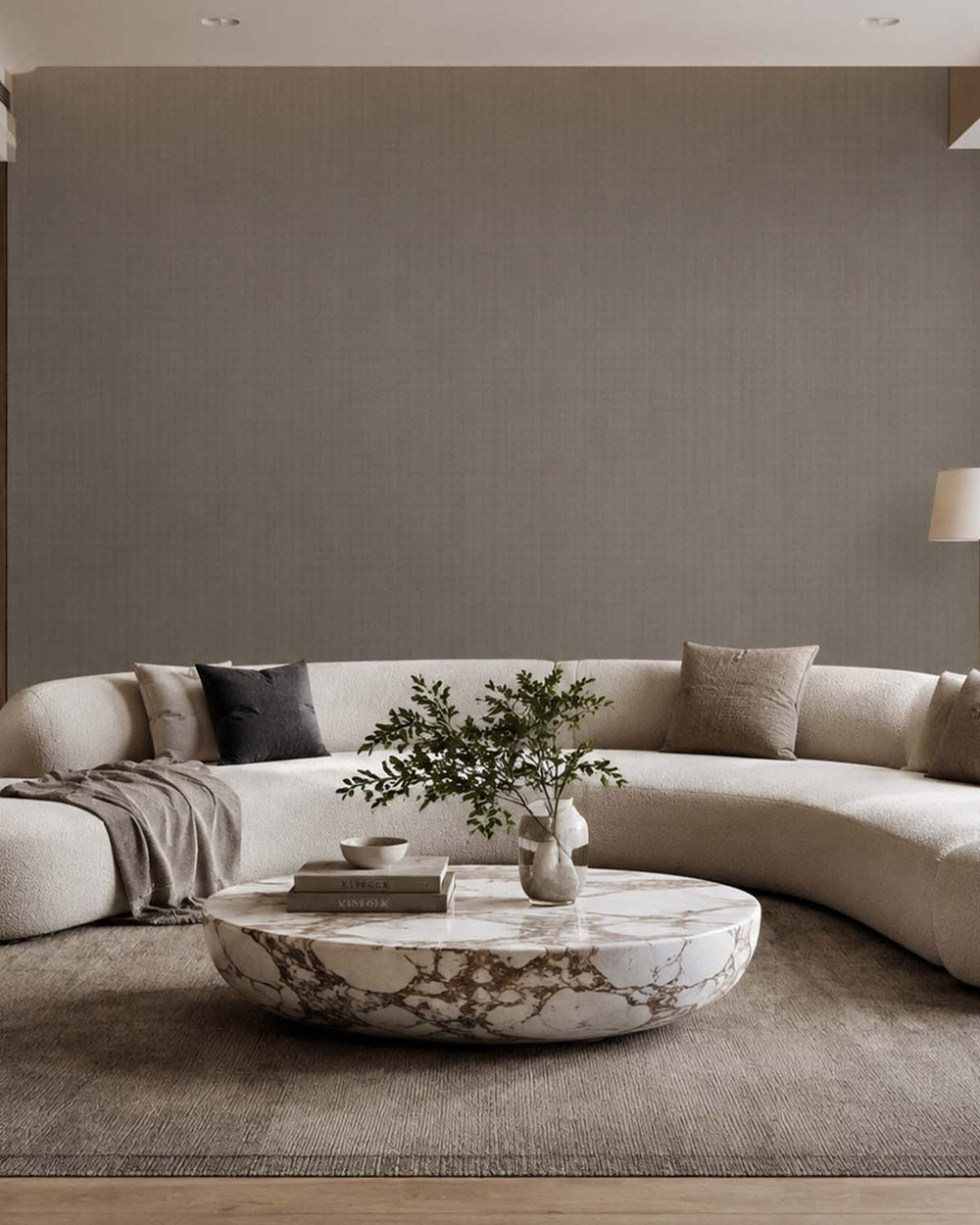 Aumbry Modern Vertical Weave Commercial Wallpaper C7953