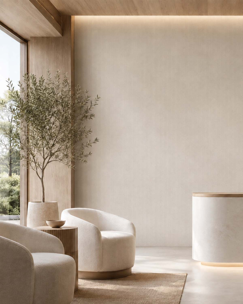 Silver Laurel Faux Fine Weave Commercial Wallpaper C7956