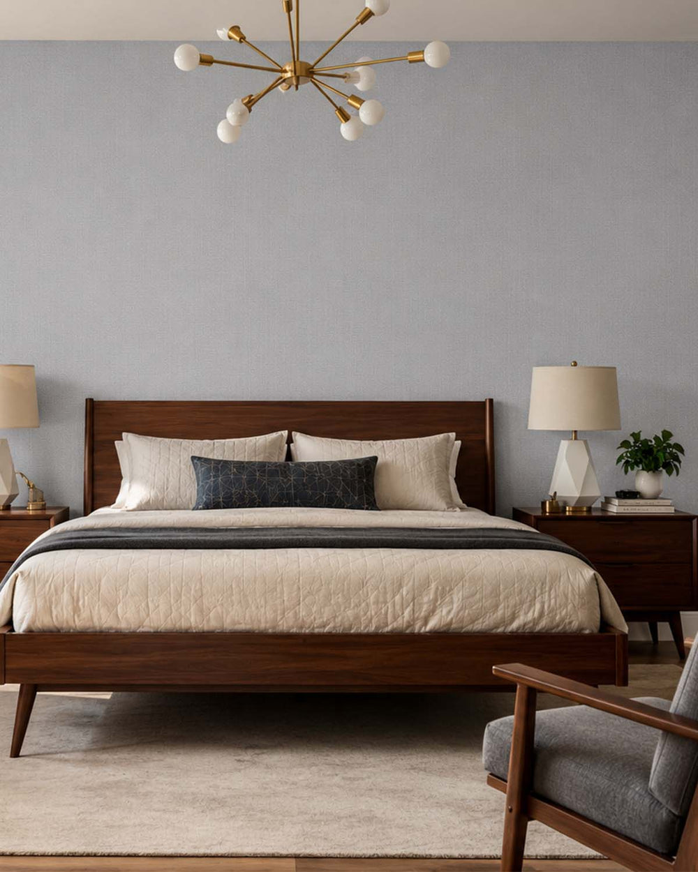 Glen Falls Faux Fine Weave Commercial Wallpaper C7962