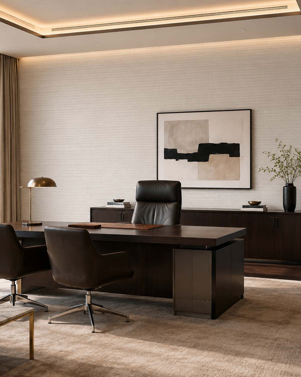 Kamenozoki Grey Aura Faux Linen  Commercial Wallpaper C7970