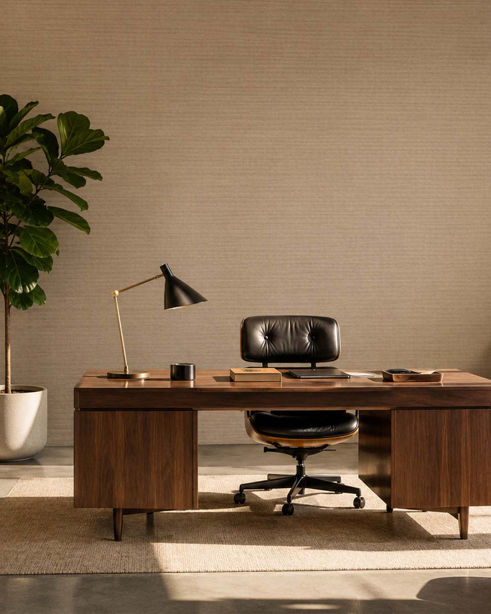 Desert Suede Aura Faux Linen  Commercial Wallpaper C7979