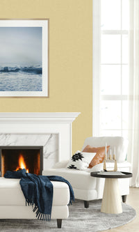 Pine Wood French Linen Weave Textured Vinyl Commercial Wallpaper C7712