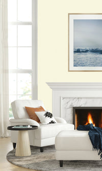 Dove White French Linen Weave Textured Vinyl Commercial Wallpaper C7710