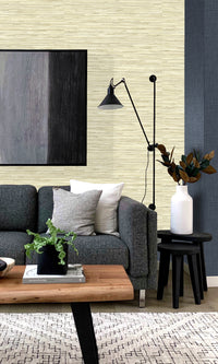 Prairie Grasscloth Inspired Vinyl Commercial Wallpaper C7615