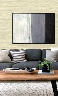Prairie Grasscloth Inspired Vinyl Commercial Wallpaper C7615