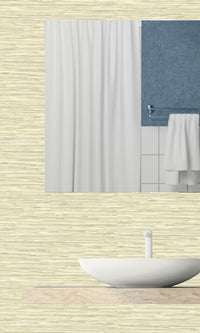 Prairie Grasscloth Inspired Vinyl Commercial Wallpaper C7615