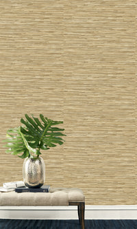 Grasslands Grasscloth Inspired Vinyl Commercial Wallpaper C7616