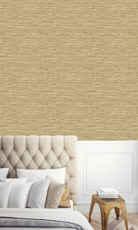 Grasslands Grasscloth Inspired Vinyl Commercial Wallpaper C7616