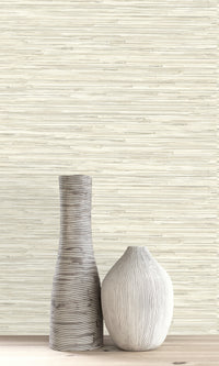 Meadow Breeze Grasscloth Inspired Vinyl Commercial Wallpaper C7614