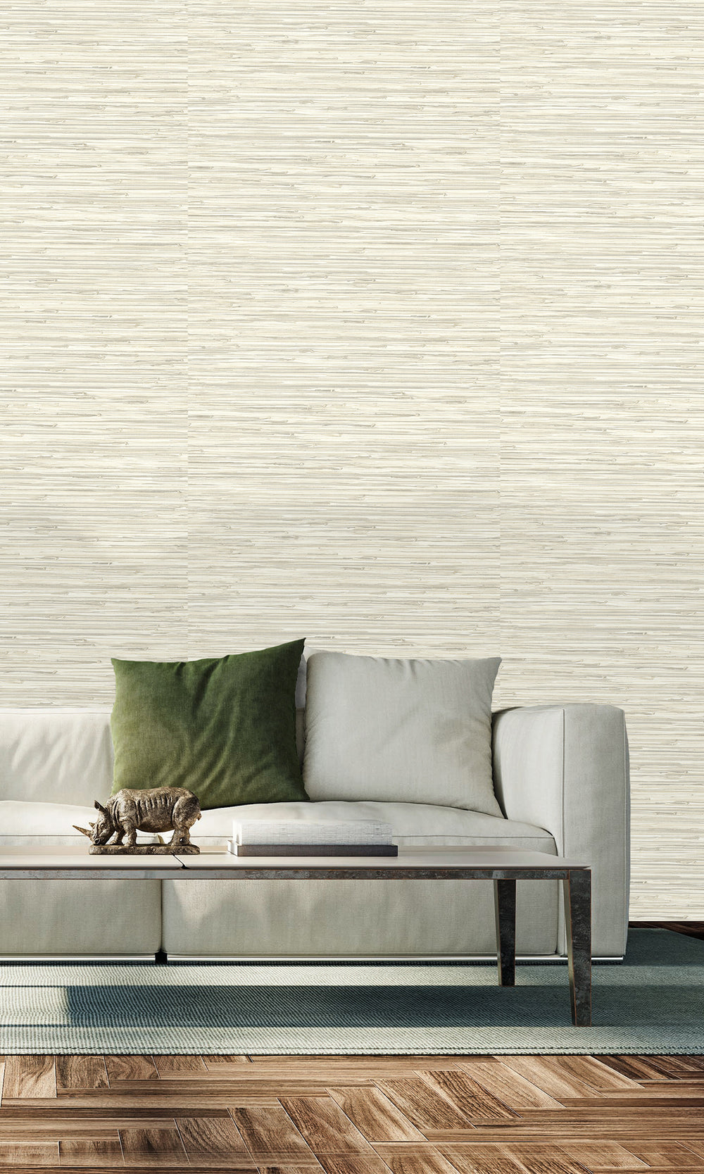Meadow Breeze Grasscloth Inspired Vinyl Commercial Wallpaper C7614