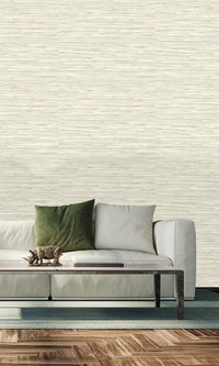Meadow Breeze Grasscloth Inspired Vinyl Commercial Wallpaper C7614