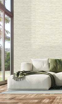 Meadow Breeze Grasscloth Inspired Vinyl Commercial Wallpaper C7614