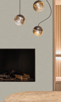 Shale Linen Weave Textured Vinyl Commercial Wallpaper C7706