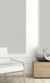 Ash Faux Leather Textured Vinyl Commercial Wallpaper C7716