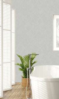 Ash Faux Leather Textured Vinyl Commercial Wallpaper C7716