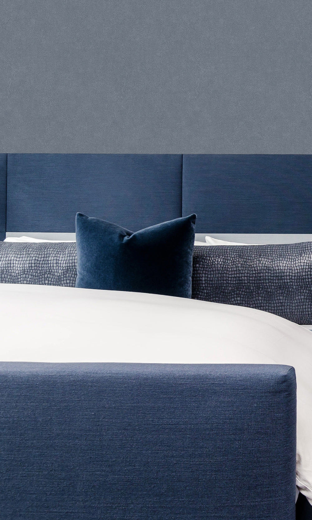 Stonewash Faux Leather Textured Vinyl Commercial Wallpaper C7714
