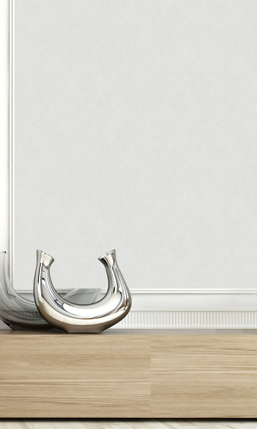 Platinum Faux Leather Textured Vinyl Commercial Wallpaper C7715
