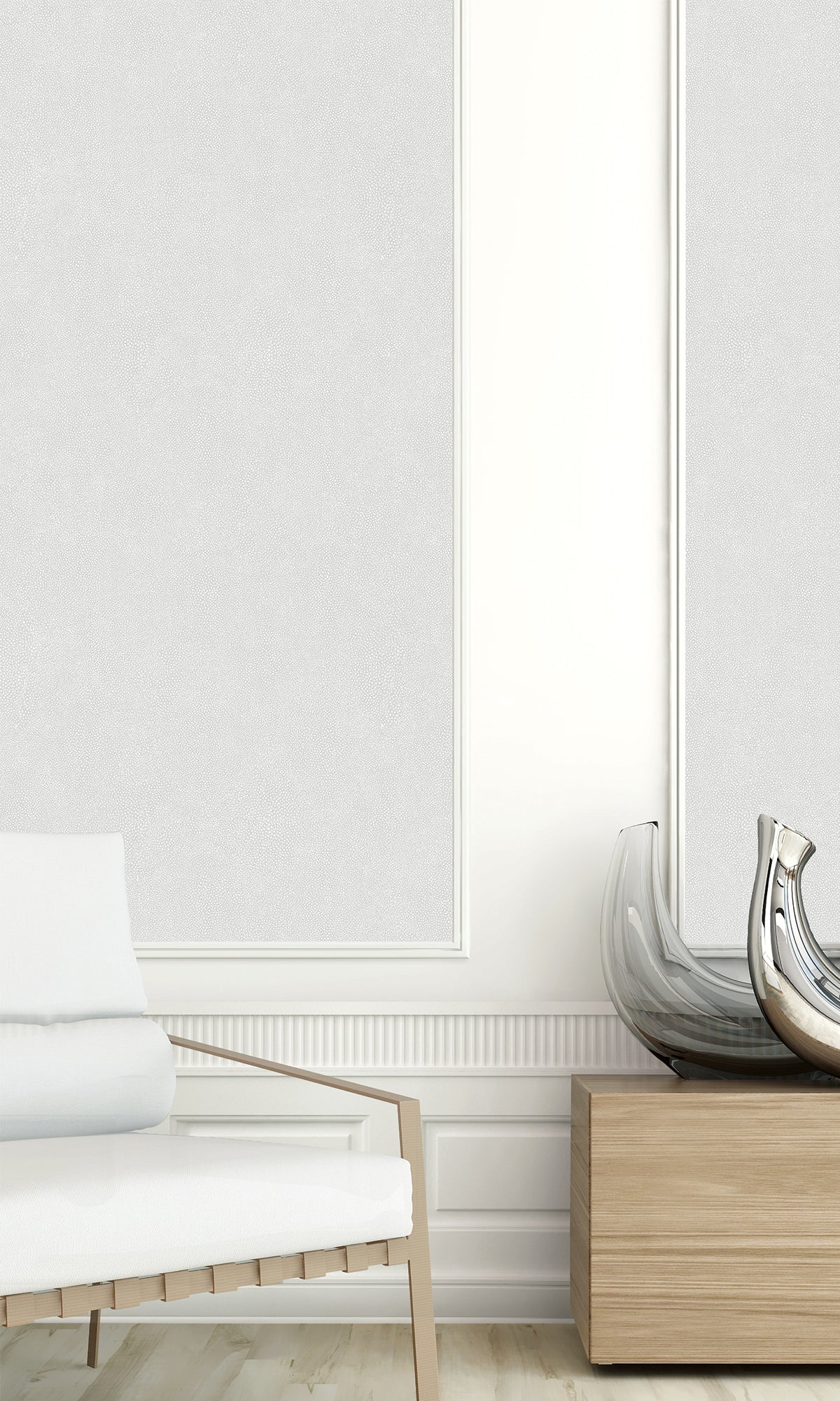 Platinum Faux Leather Textured Vinyl Commercial Wallpaper C7715