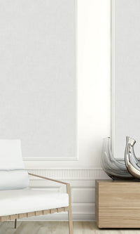 Platinum Faux Leather Textured Vinyl Commercial Wallpaper C7715