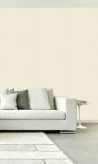 Softly Lit Linen Textured Vinyl Wallpaper C7608