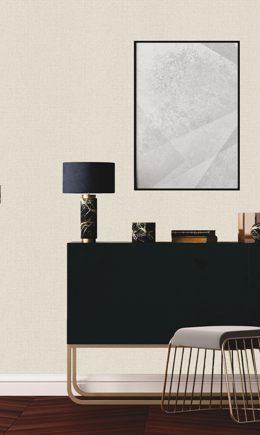 Sandalwood Linen Textured Vinyl Wallpaper C7607