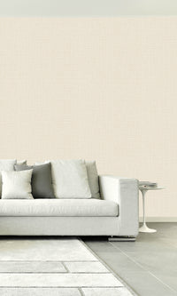 Fawn Linen Textured Vinyl Wallpaper C7609