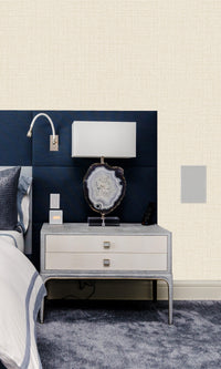 Fawn Linen Textured Vinyl Wallpaper C7609