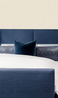Fawn Linen Textured Vinyl Wallpaper C7609