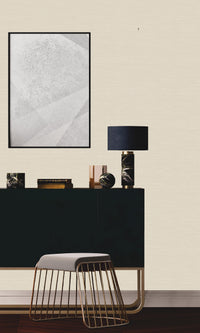 Ivory Hemp Weave Textured Vinyl Commercial Wallpaper C7692