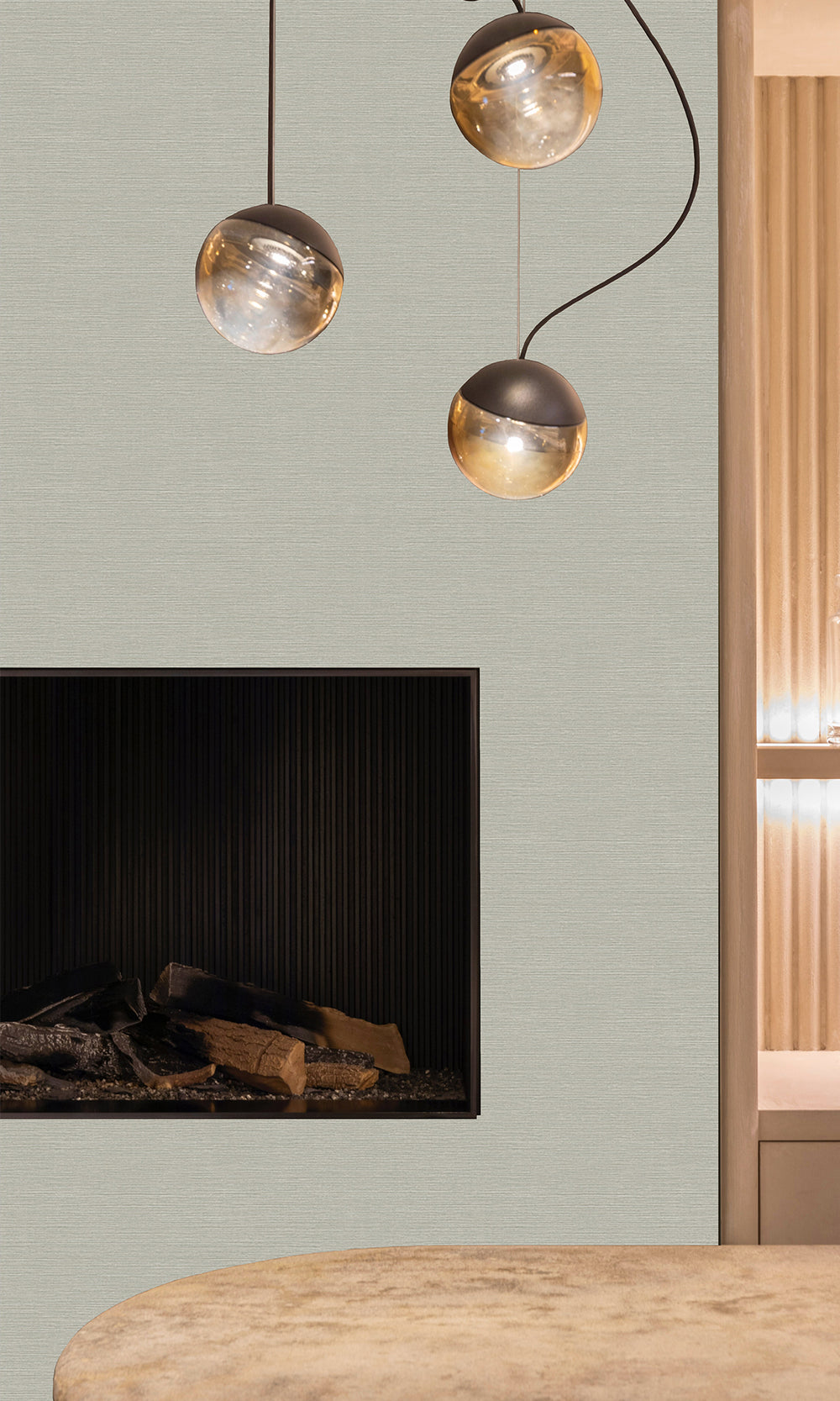 Downtown Hemp Weave Textured Vinyl Commercial Wallpaper C7694