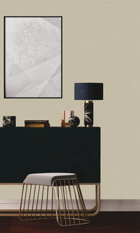 Warm Tea Fine Linen Weave Textured Vinyl Commercial Wallpaper C7698