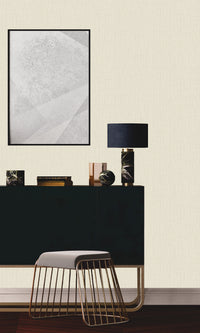 Summer Fog Fine Linen Weave Textured Vinyl Commercial Wallpaper C7700