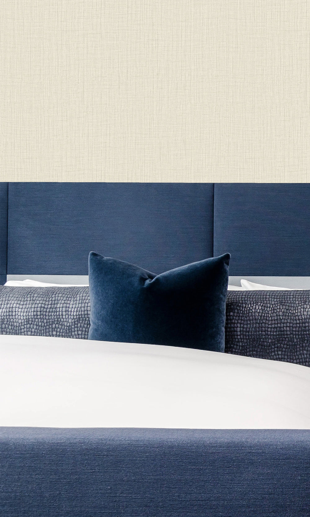 Summer Fog Fine Linen Weave Textured Vinyl Commercial Wallpaper C7700