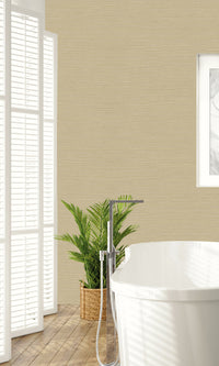 Twisted Twine Faux Moroccan Sisal Textured Vinyl Commercial Wallpaper C7719