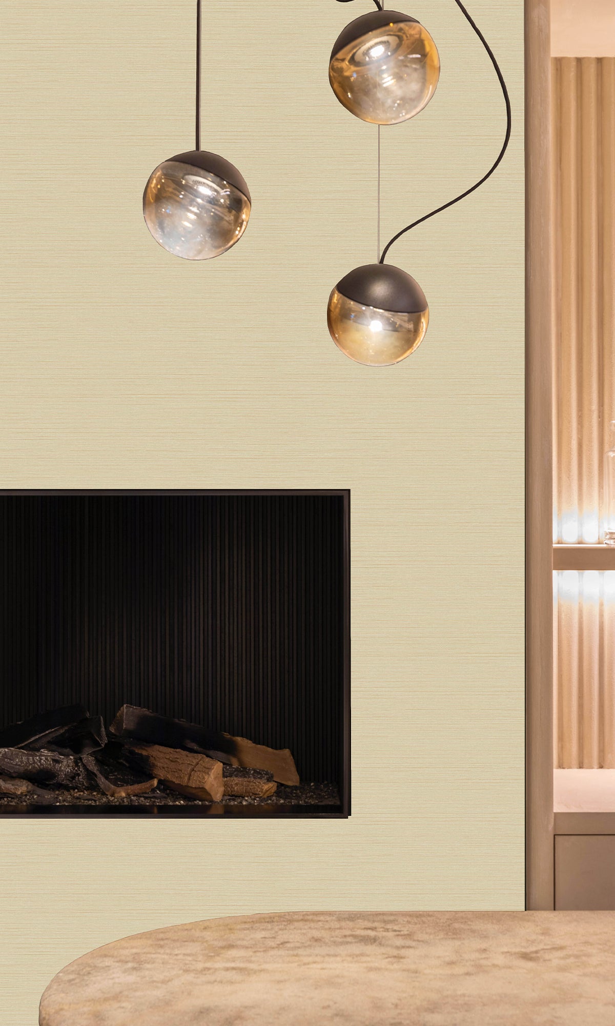 Fine Grains Faux Moroccan Sisal Textured Vinyl Commercial Wallpaper C7718