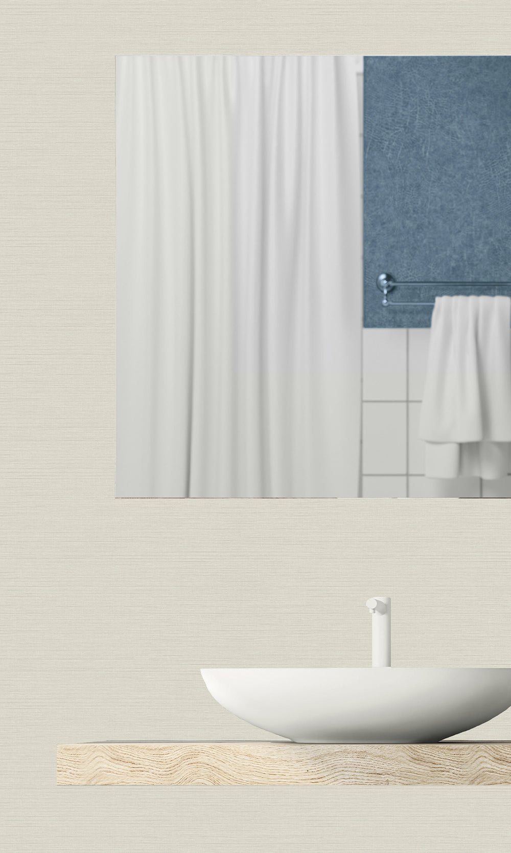 River Faux Moroccan Sisal Textured Vinyl Commercial Wallpaper C7720