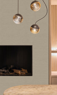 Timber Faux Moroccan Sisal Textured Vinyl Commercial Wallpaper C7722