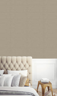 Timber Faux Moroccan Sisal Textured Vinyl Commercial Wallpaper C7722